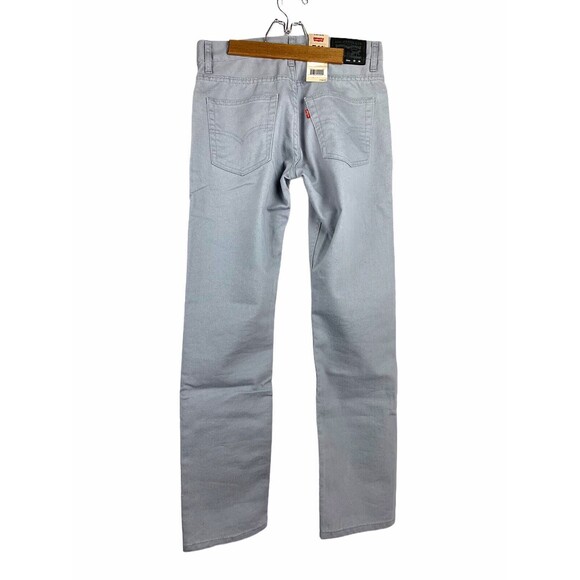 Levi’s Sim 511 Light Gray Skate Stretch Slim Fit Denim Jeans 28 X28 NEW Youth 16 - Picture 2 of 12